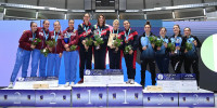 fioretto femminile podio coppa europa